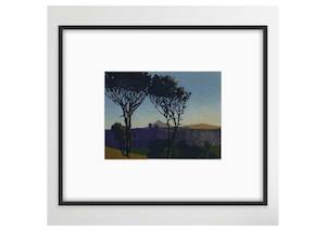 Shared Lines: Late Afternoon, Mount Taranaki Framed