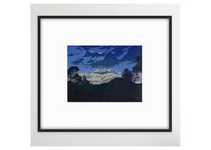 Evening Panama Rock Framed