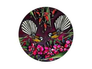 Juliet Best: Getting Cheeky in the Harakeke - Large print