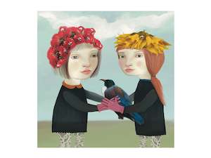 Love You Tui - Canvas print