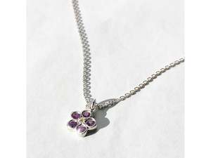 Adele Stewart 1: Pink Forget me not Necklace