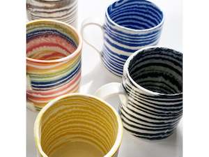 Mystery Creek Ceramics: Nerikomi Large Mug