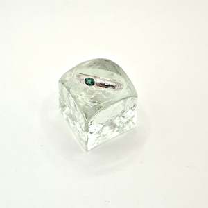 Rachel Lambert: Sterling Silver and Emerald Ring