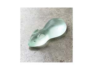 Rebecca Heap: Cast Glass Sugar Mice - Pale Lagoon