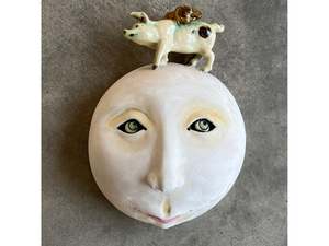 Debra Powell: Small Mask flying Pig