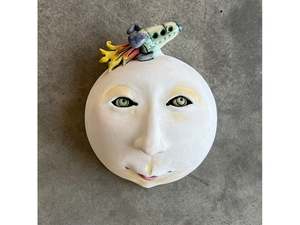 Small Wall Mask - Rocket Ship