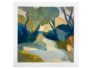River In Spring Light print