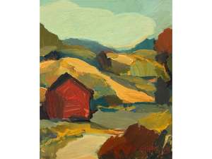 Red Hut Glenorchy print