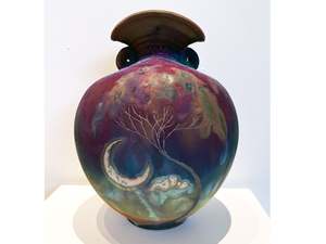 Raku Vessel Rata Moon
