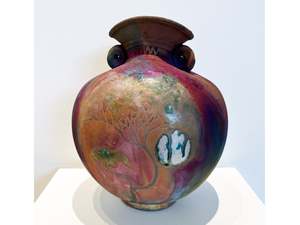 Ceramic Raku Vessel Rata Moon