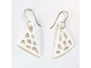 Rachel Lambert: Triangular Holey Antler Earring