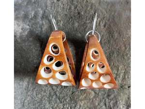 Rachel Lambert: Antler Basket Large Earrings