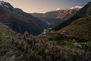 First Light over Liverpool Hut
