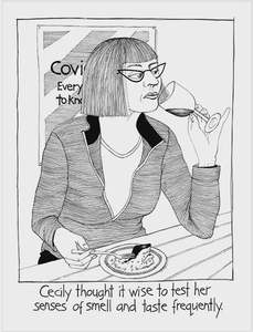 Living: Cecily Tea Towel Sense of Smell