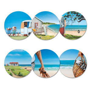 NZ Summer Graham Young Coasters Boxed Set