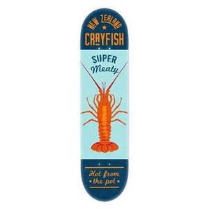 NZ Seafood Crayfish Skate Deck Art