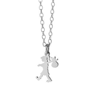 Jewellery: Runaway Girl Necklace Sterling Silver