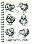 Spiral Notebook Caffeinated Kiwi