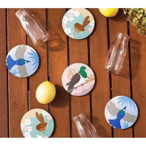 Coaster Cut Out Kereru