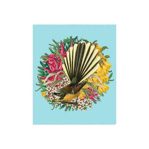 Souvenirs: Lens Cloth Botanical Fantail