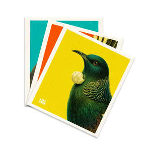 Souvenirs: Swedish Dishcloth-Bright Birds