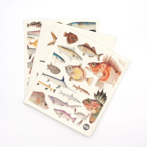 Souvenirs: Fishes of NZ Swedish Dish Cloth