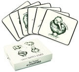 Caffeinated Kiwi Coasters