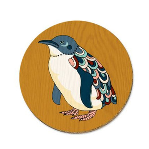 Coasters: Folksy Coaster Miss Korora Little Blue Penguin