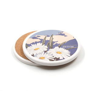 Coasters: Ceramic Coaster Southern Alps Mountain Daisy