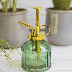 Garden: Glass Plant Mister Classic Dark Green