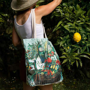 NZ Native Flowers Shopping Bag