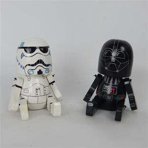 Quirky Decor: Star Wars Darth Vader & Storm Trooper Wooden Dolls