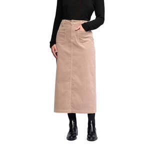 Lane Cord Skirt Twig