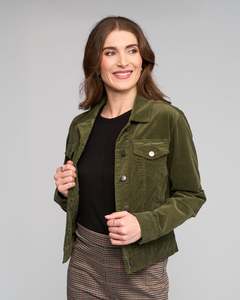 Core Cord Jacket Deep Sage