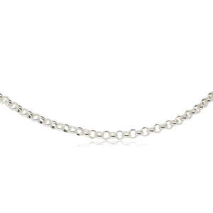 All Jewellery: B2 Sterling Silver Belcher Chain Necklace