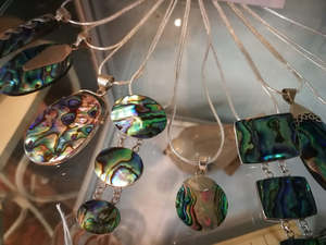 Gifts For Her: Paua Sterling Silver Necklace / Pendant