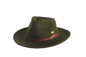 Macca Wool Hat - Olive Green