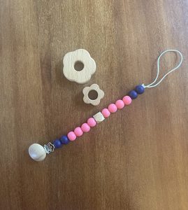 Products: Dummy Clip Royal Pink - Handmade - Little Roo