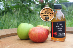 300ml Organic Extra Aged Apple Cider Vinegar (Box of 3) - Little Shaggery Farm