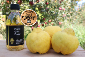 300ml Organic Quince Vinegar (Box of 3) - Little Shaggery Farm