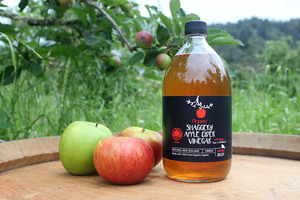 1000ml Organic Apple Cider Vinegar (Box of 2) - Little Shaggery Farm