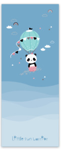 Cute Sky Panda Kids Yoga Mat