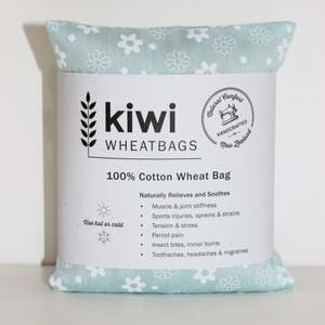 Wheat Bags: Kiwi Wheat Bags - Daisies Mint