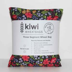 Wheat Bags: Kiwi Wheat Bags - Midnight Floral