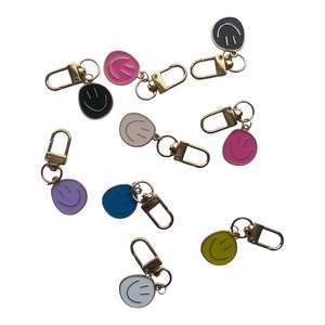 Add Ons: Smile face purse charm
