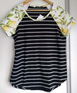 Womans Ready To Post Clothes: Woman's Raglan Tee sz 16/18