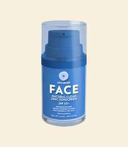 NATURAL FACE CLEAR ZINC SUNSCREEN SPF 50+, 50G