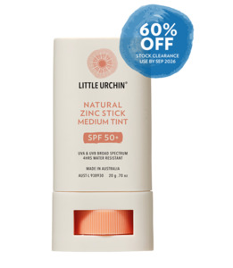 NATURAL ZINC STICK, MEDIUM TINT, SPF 50+