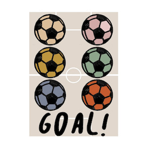 Wonder Rah: GOAL! Multi Children's Poster 50x70cm