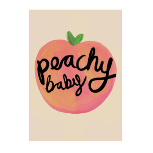 Peachy Children's Poster